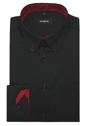 Huber herren designer hemd - huber,
