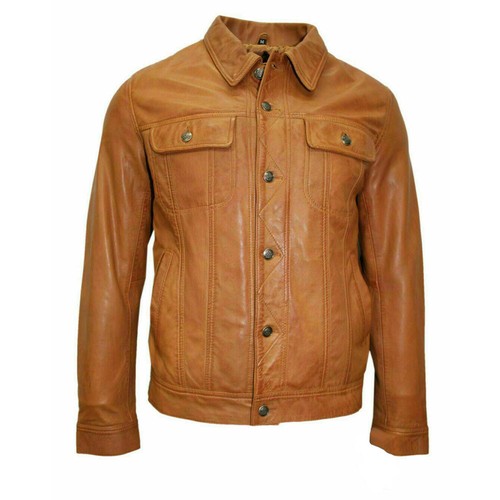 Neu herren echt lammleder hemd - neu,