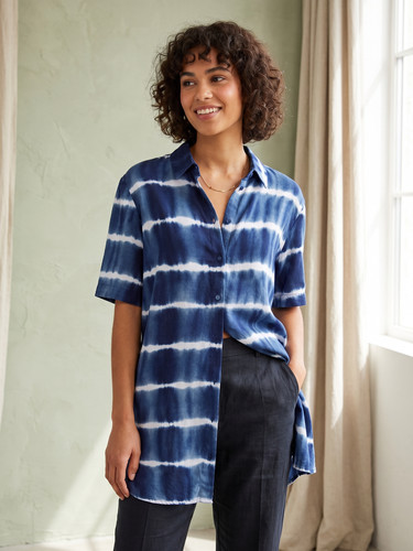 Modische hemd bluse - in, batik