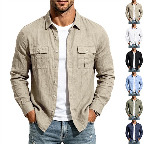 Herren leinen jacke - herren,
